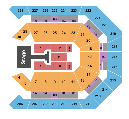 MGM Grand Garden Arena Jonas Brothers Seating Chart
